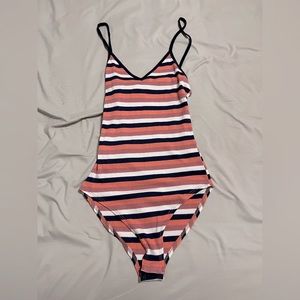 Gaze striped body suit